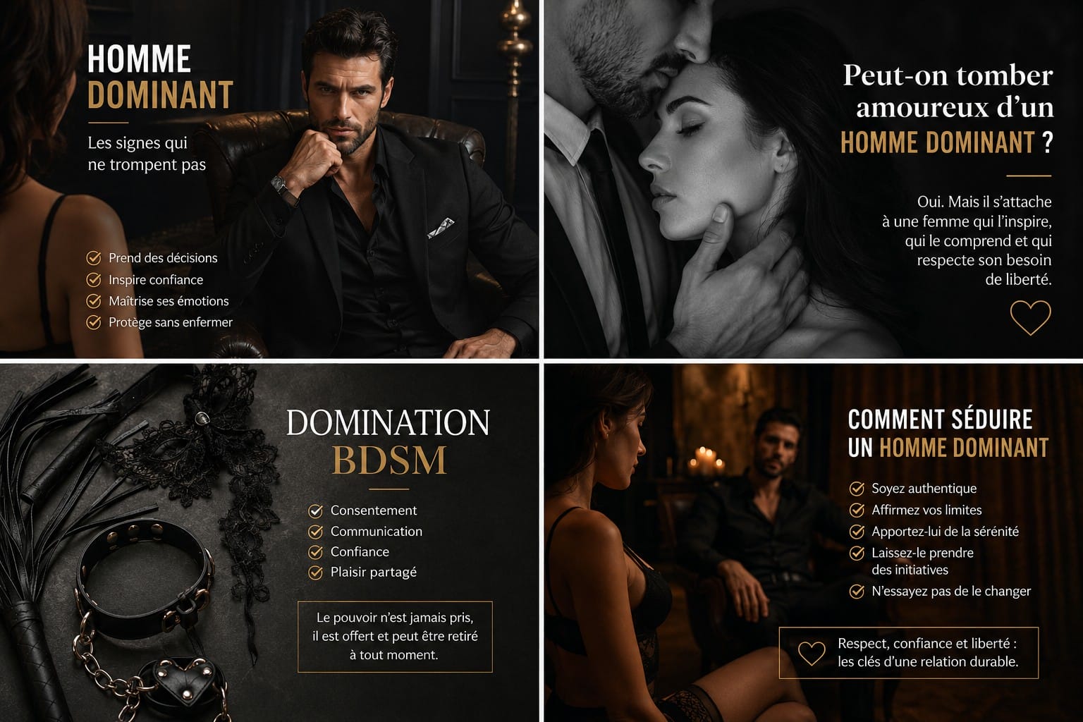 Tomber amoureux d'un homme dominant, comment s'y prendre ?